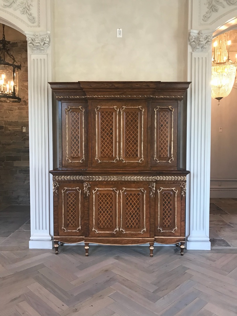 Cabinet Finishes — armoire after finishing