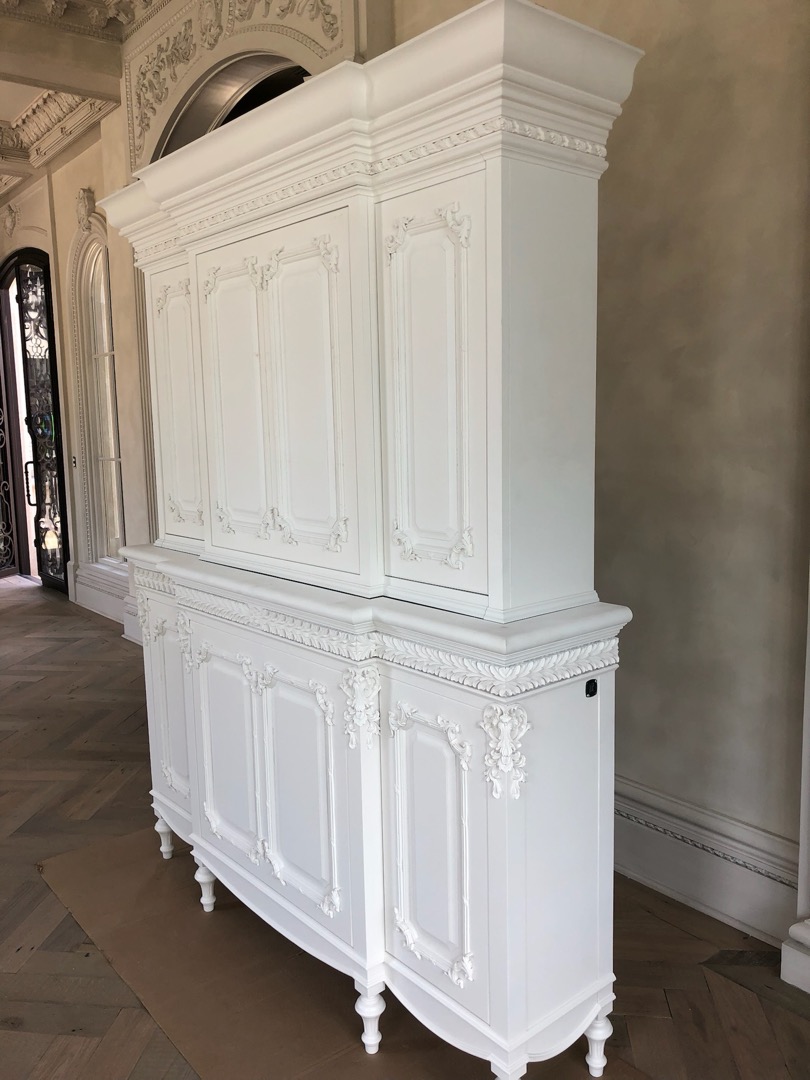Cabinet Finishes — armoire before finishing
