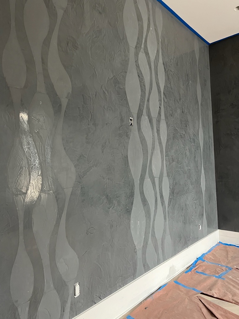 Wall Finishes — decorative wall after finishing