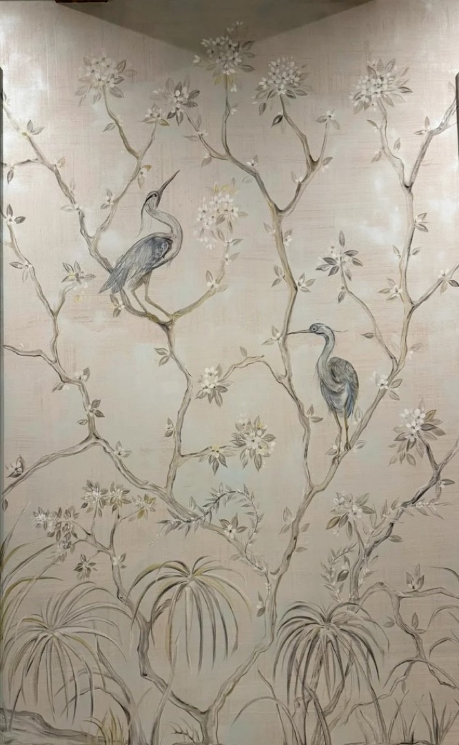 Chinoiserie wall panels